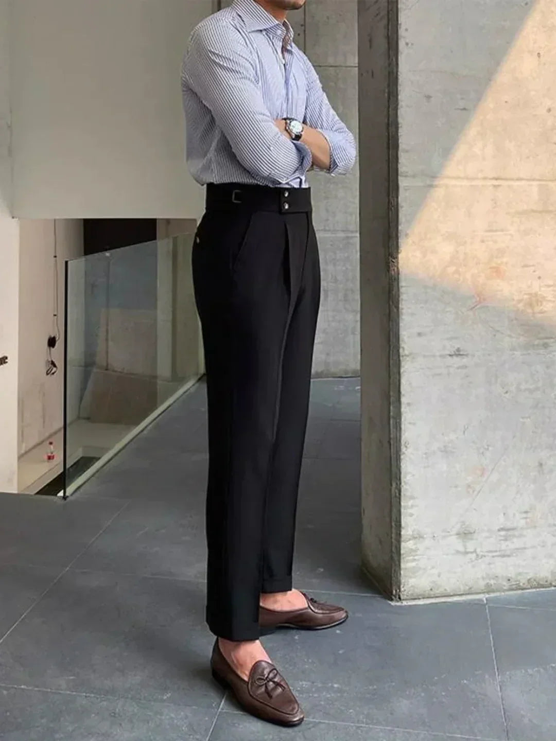 Moritz Vintage Tailored Pants, view 10 - Elena Harper