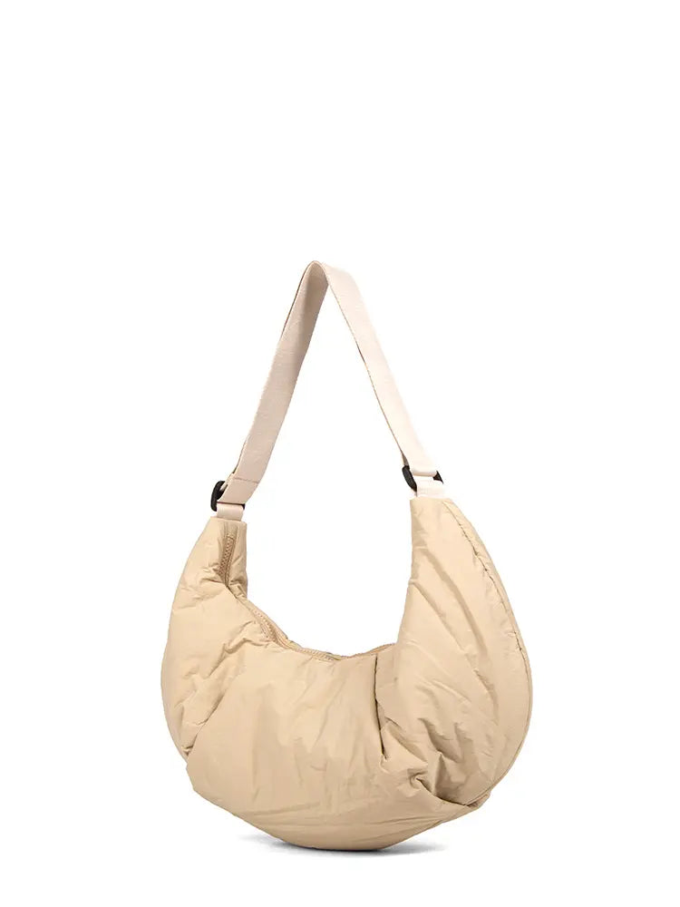 New Lightweight Ruched Hobo Crossbody Bag, view 4 - Elena Harper