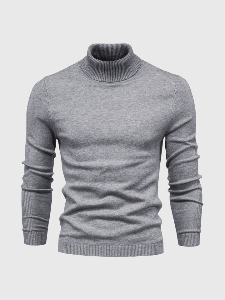 High Neck Polo Sweater