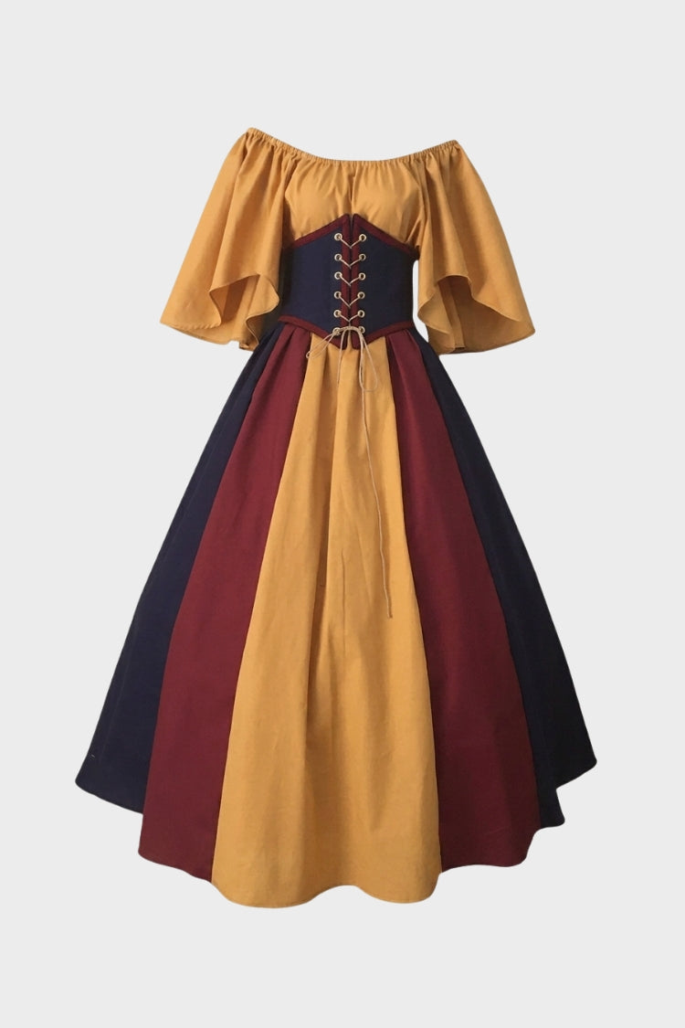 Ladies' Dirndl Dress | Front Lacing & Flared Skirt