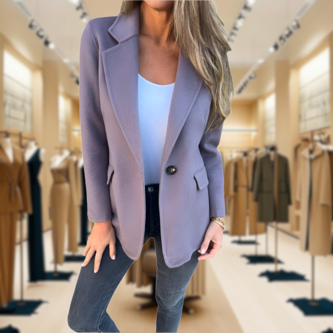 Suzanne Casual Wool Blazer, view 5 - Elena Harper