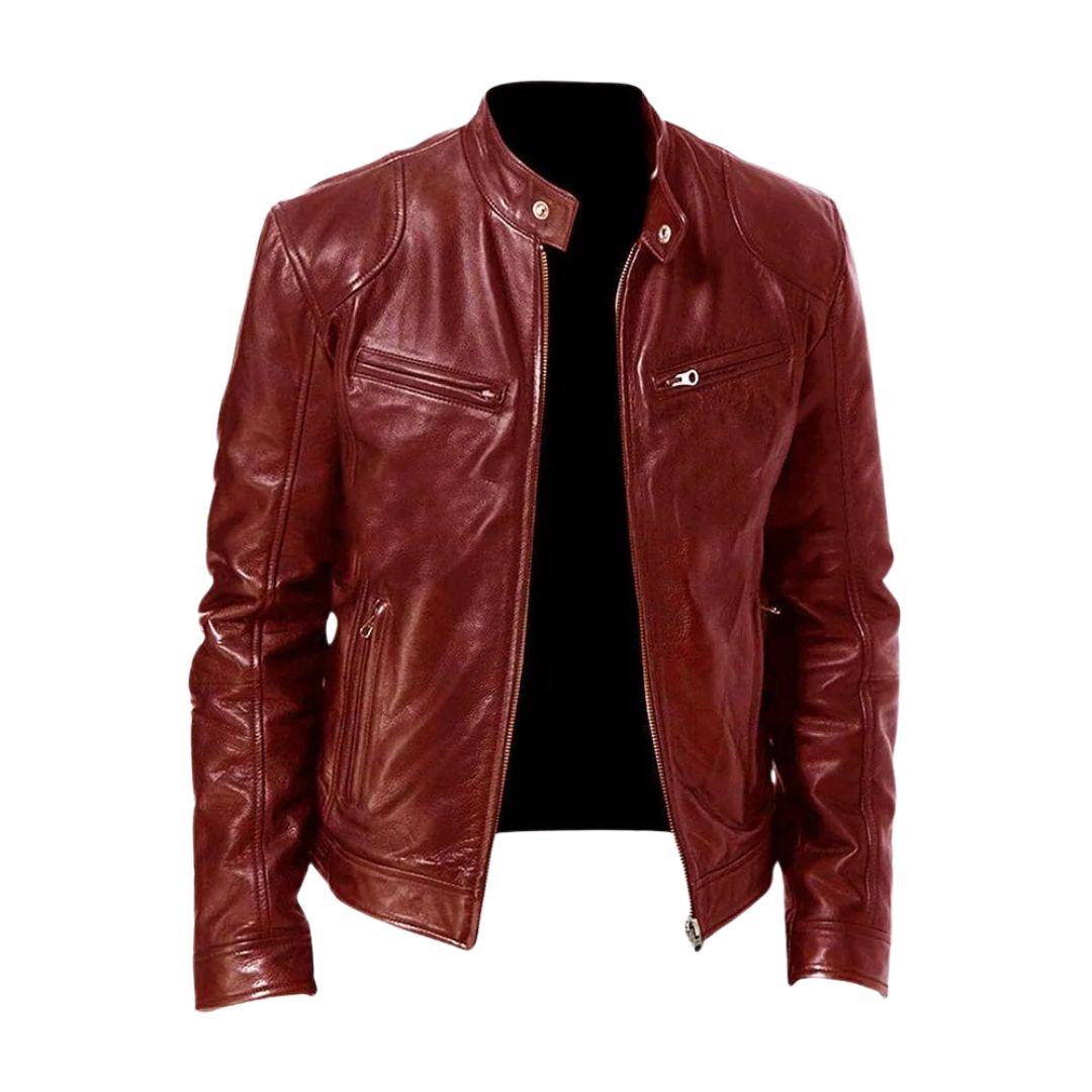 LAURENT MONACO | SLIM FIT HIGH COLLAR JACKET FOR MEN