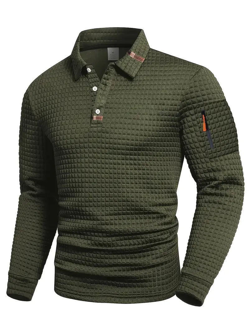 Classic Long Sleeve Shirt for Men - Elena Harper