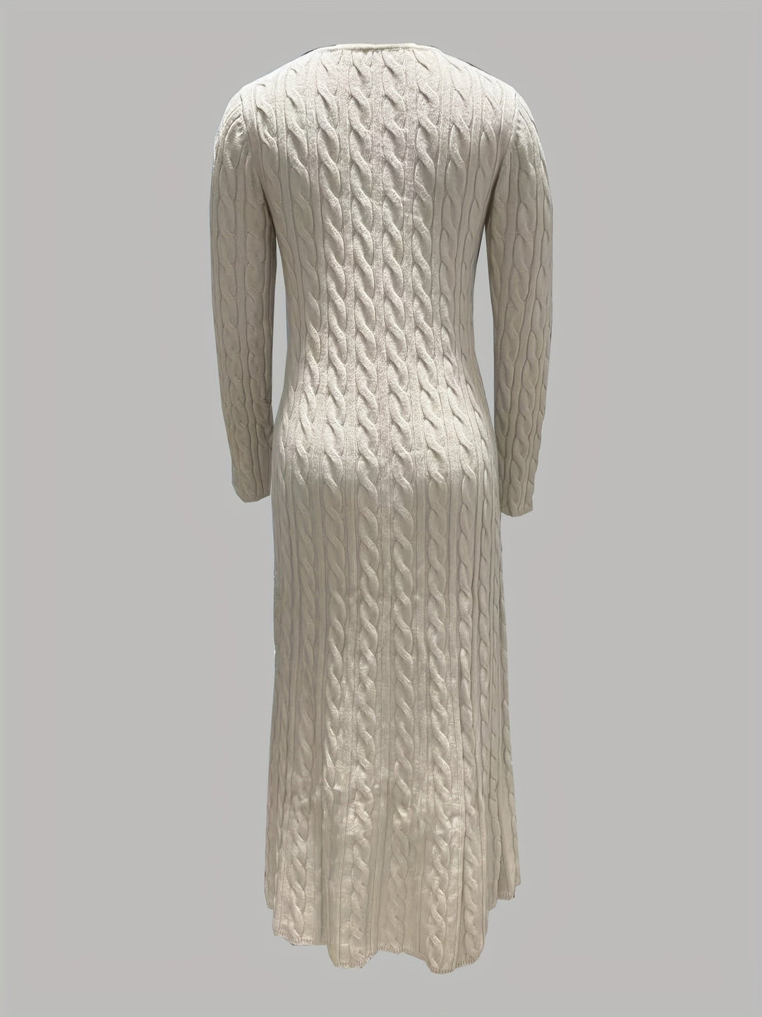 Lucinda | Cable-Knit Maxi Dress