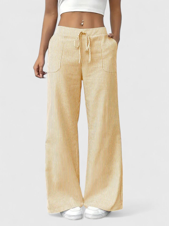 Sierra Stripe Flow Lounge Pants - Elena Harper