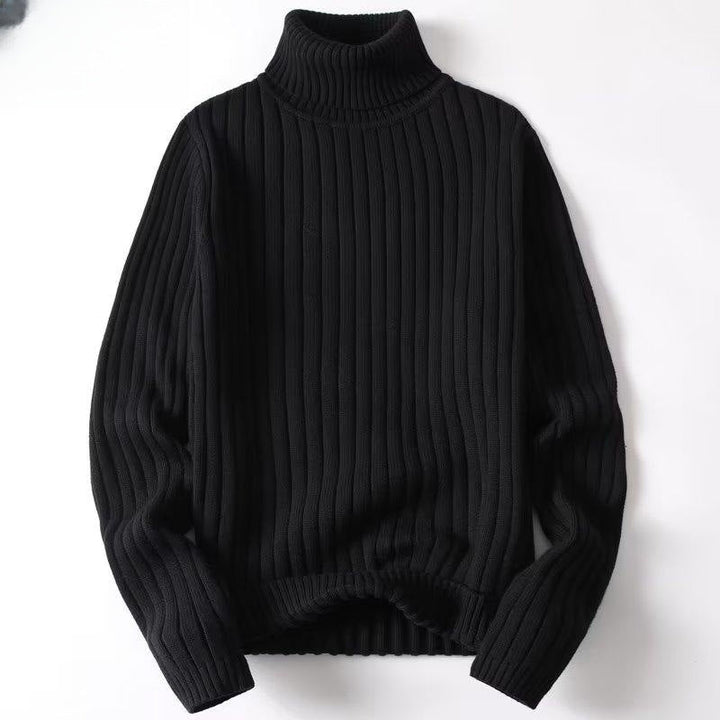 Men's Ribbed Turtleneck Sweater - Darel