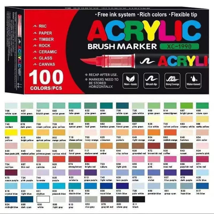 Soft Tip Acrylic Paint Marker Pen