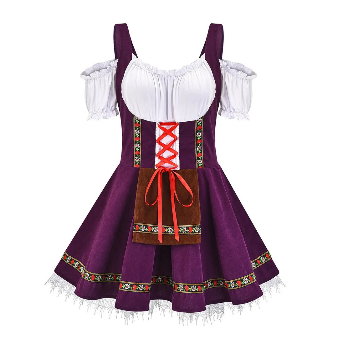 Valeria Elegant and Classic Oktoberfest Dress, view 3 - Elena Harper