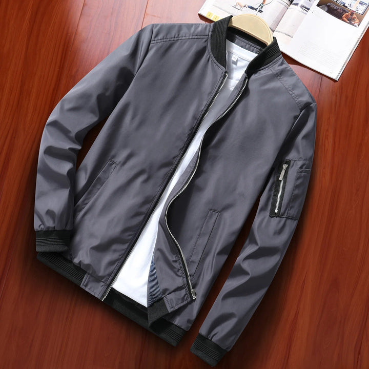 Niklas | Men's Classic Bomber Jacket Transitional Jacket with Ribbed Cuffs