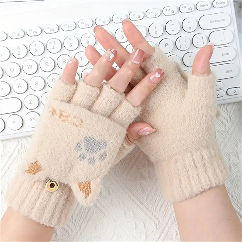 Warm Cartoon Gloves