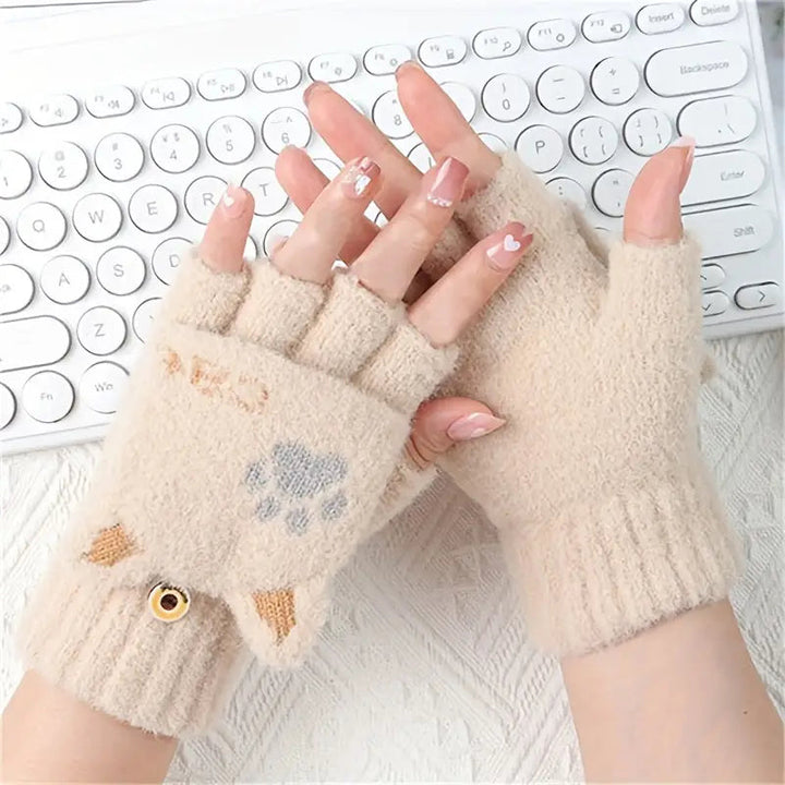 Warm Cartoon Gloves