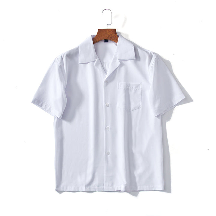 Cuban Collar Shirt for Men - Elena Harper