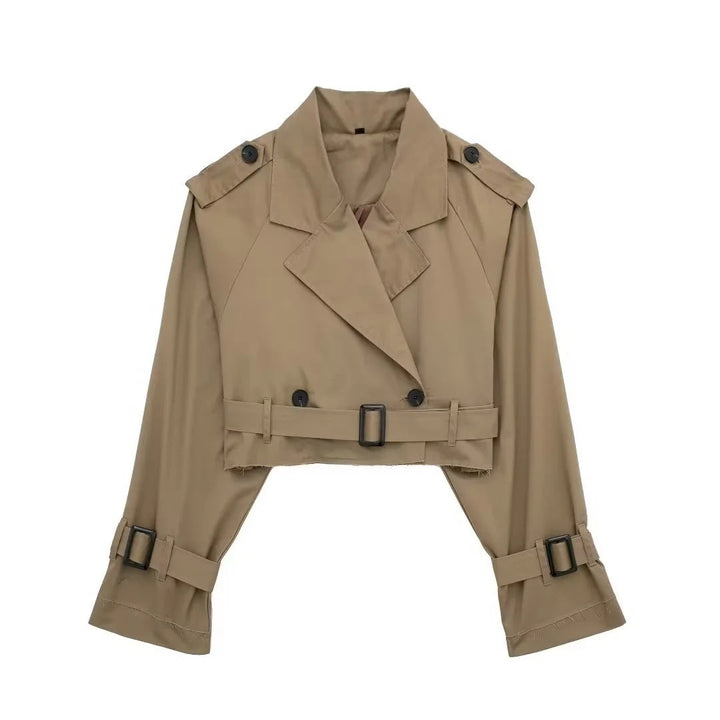 Yara - Stylish Short Trench Coat