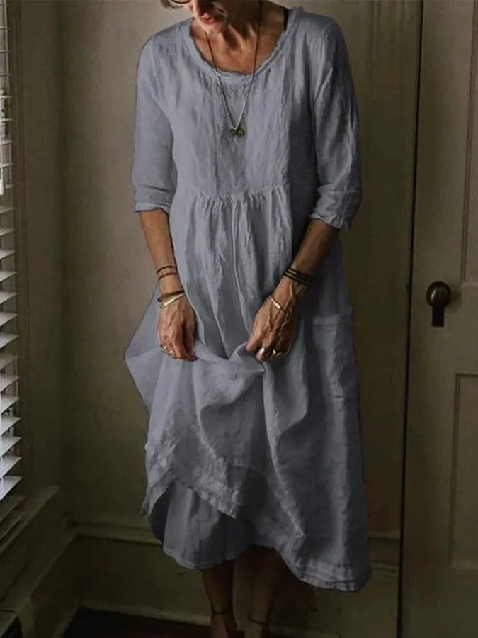 Women's Elegant Flowy Maxi Dress for Effortless Style