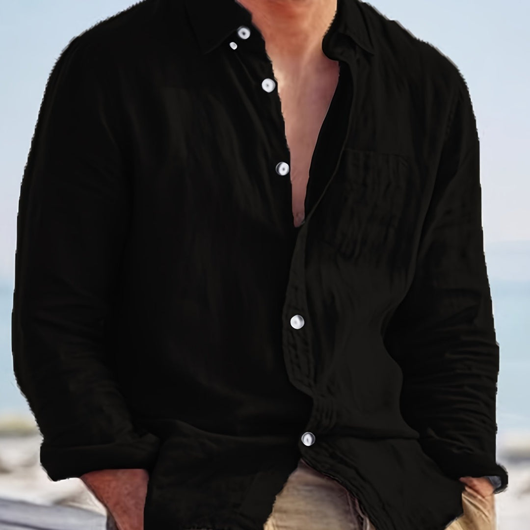 Cotton Shirt for Men - Elena Harper