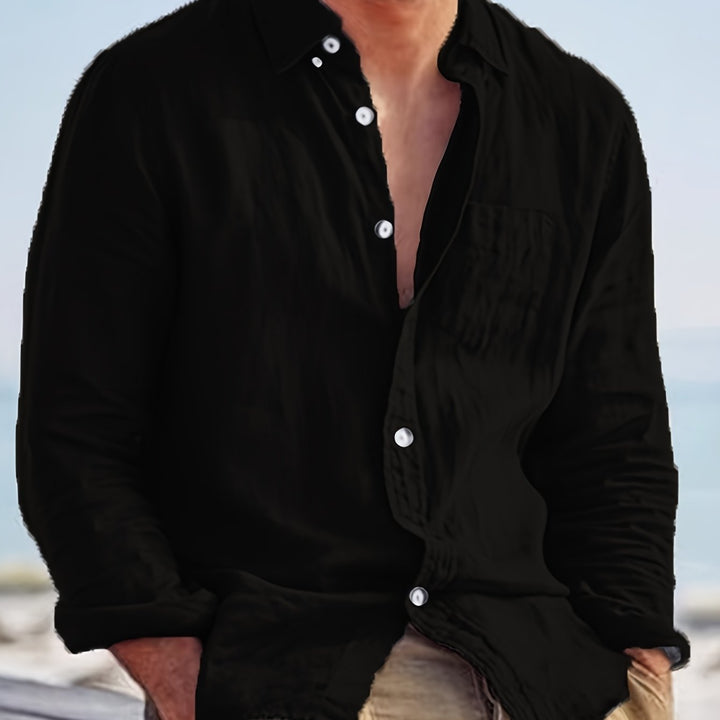 Cotton Shirt for Men - Elena Harper