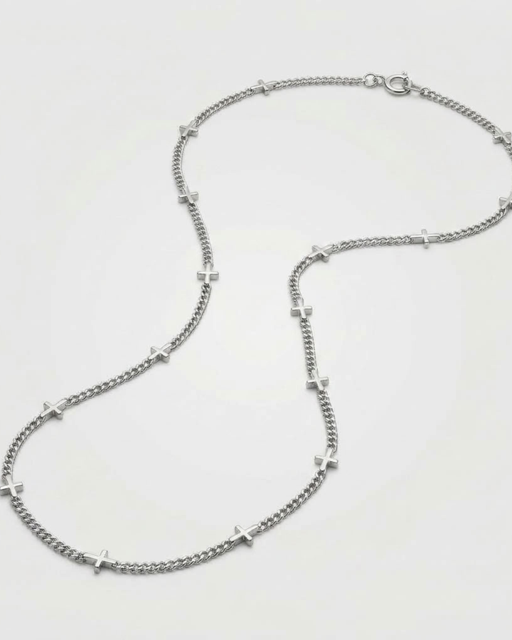 Miami 3 Mm Necklace with Cross