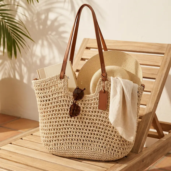 Clare The Handwoven Crochet Tote Bag - Elena Harper