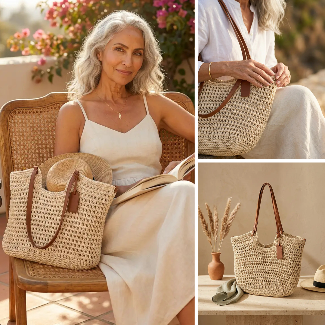 Clare The Handwoven Crochet Tote Bag - Elena Harper