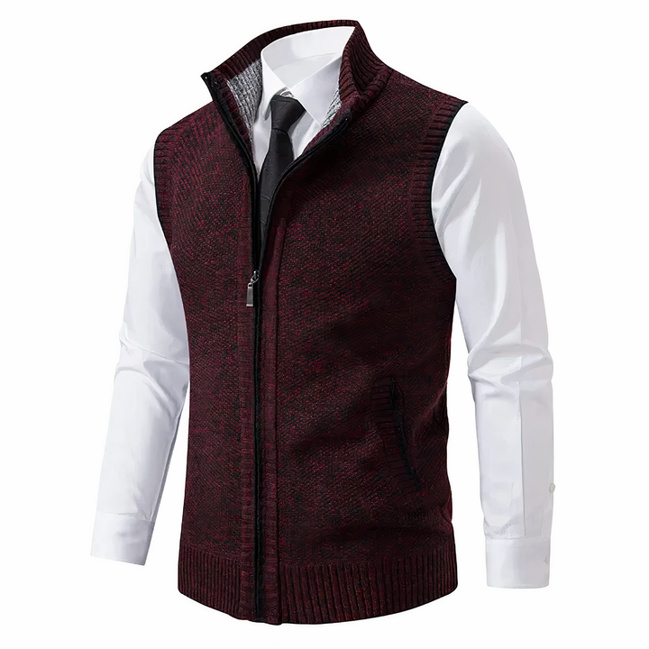 Men's Versatile Zip Up Vest for Layering & Style