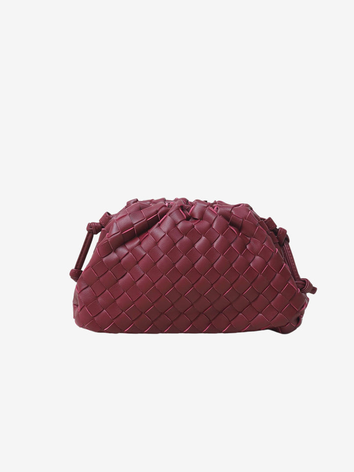 Heleina Elegant Woven Crossbody Bag, view 8 - Elena Harper
