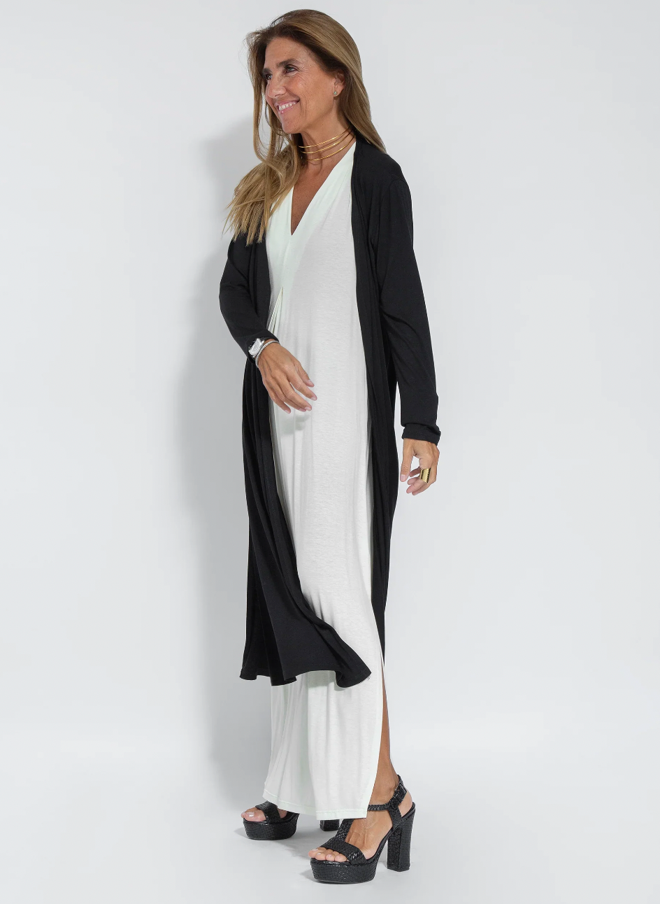 Kate – Long Dress & Vest Set