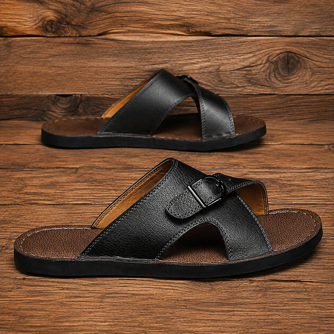 Adjustable Comfort Sandals - Elena Harper
