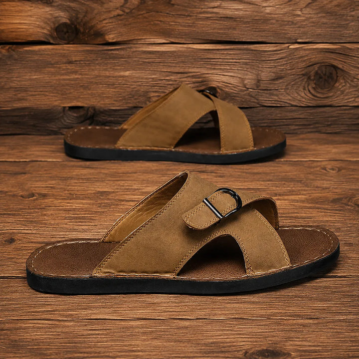 Adjustable Comfort Sandals - Elena Harper