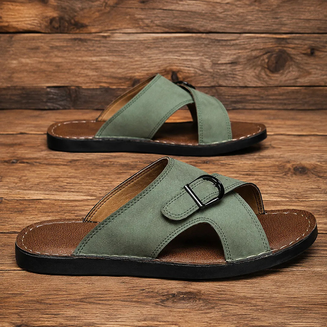 Adjustable Comfort Sandals - Elena Harper