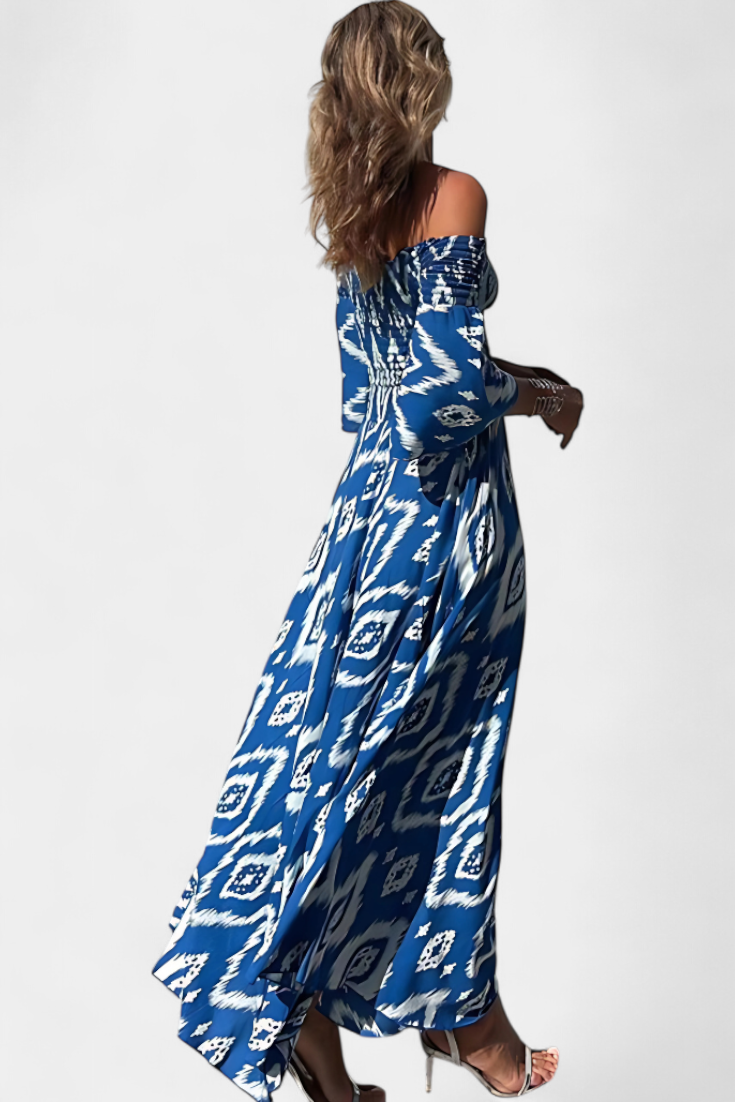 Floral Off-the-Shoulder Dress - Elena Harper