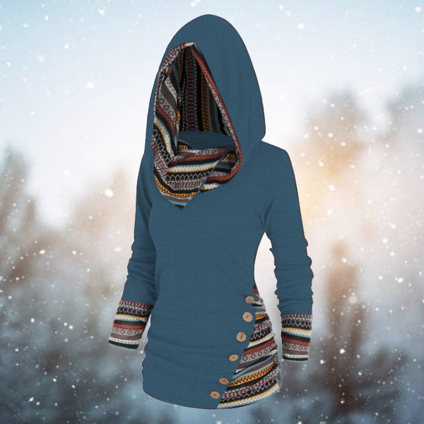 Amara Tribal Hoodie, view 5 - Elena Harper