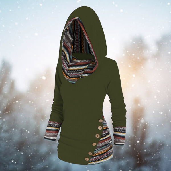 Amara Tribal Hoodie, view 6 - Elena Harper