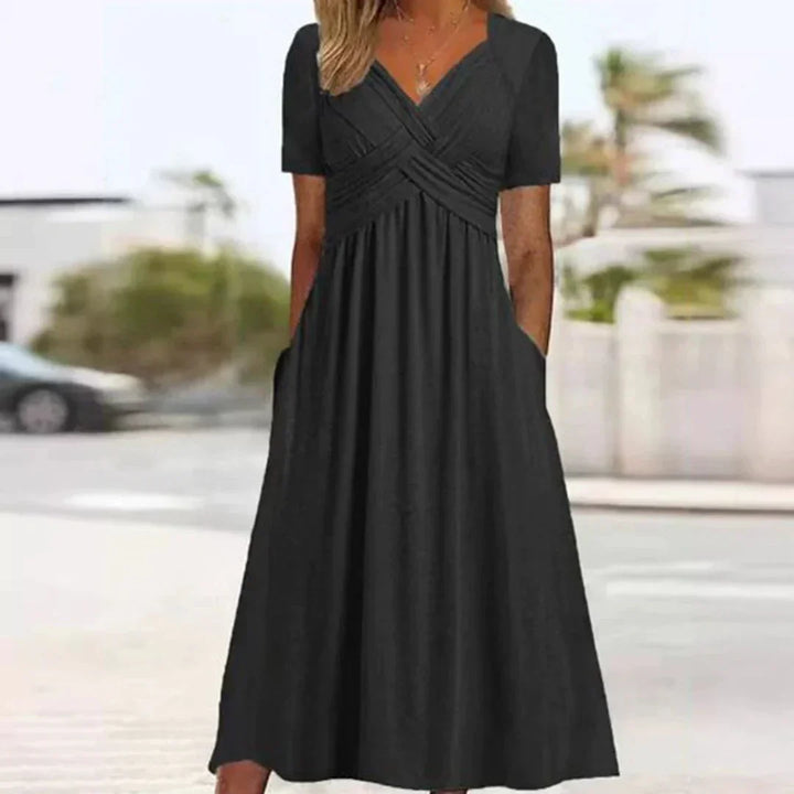 Frances Sophisticated Flattering Elegance Dress - Elena Harper