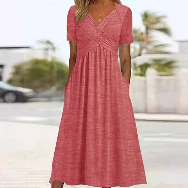 Frances Sophisticated Flattering Elegance Dress - Elena Harper