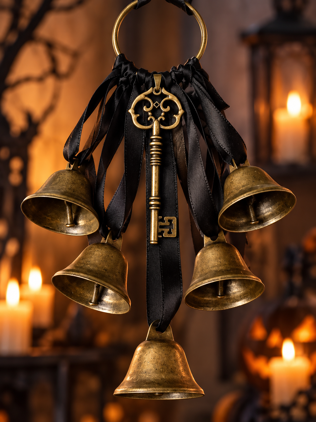 Halloween Witch Bell Hanging Chime
