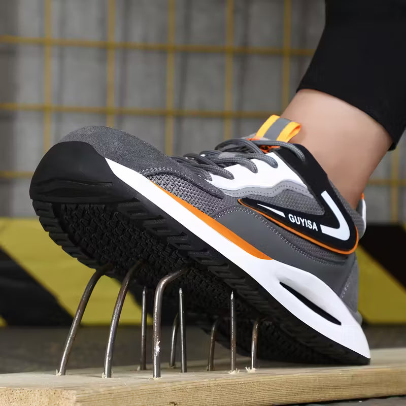 Work Shoes for Men | Reinforced Toe Cap & Puncture Protection