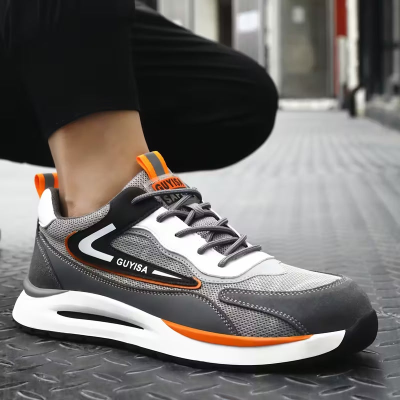 Work Shoes for Men | Reinforced Toe Cap & Puncture Protection