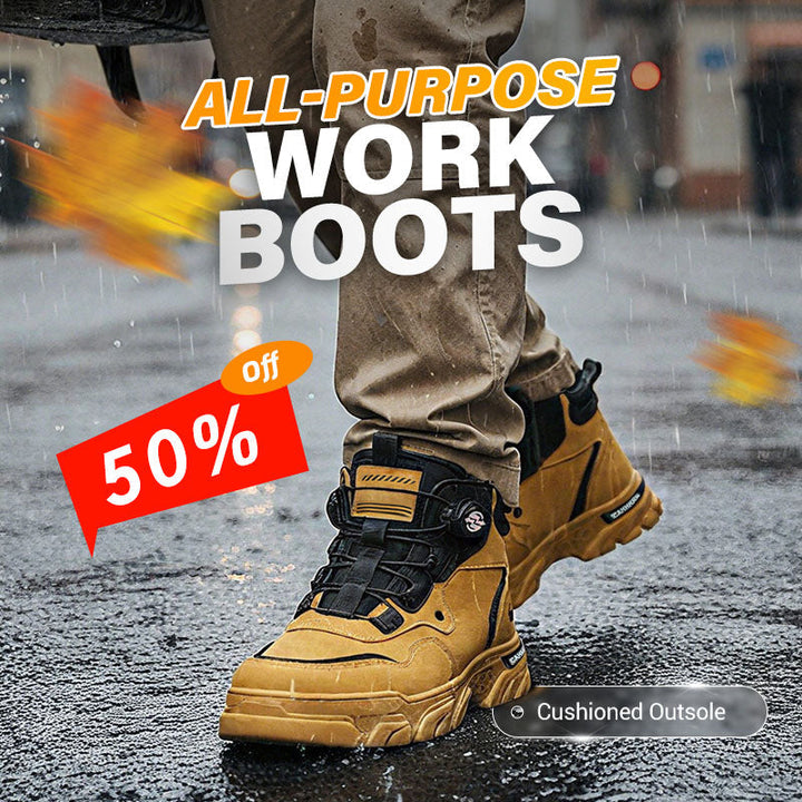 Work shoes for men | Waterproof & slip-resistant