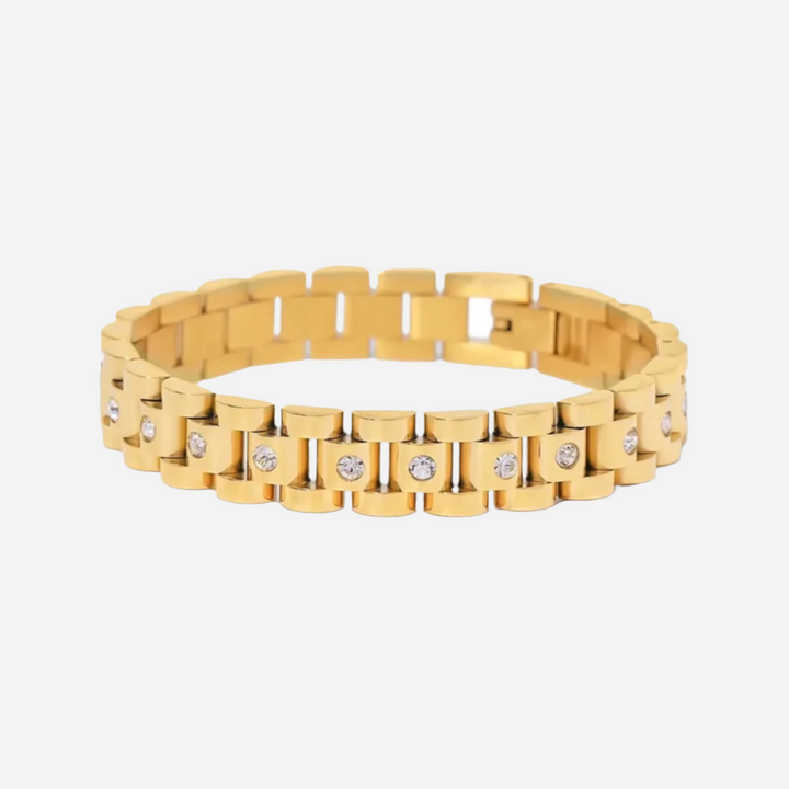 Arden Stylish Chain Bracelet, view 2 - Elena Harper