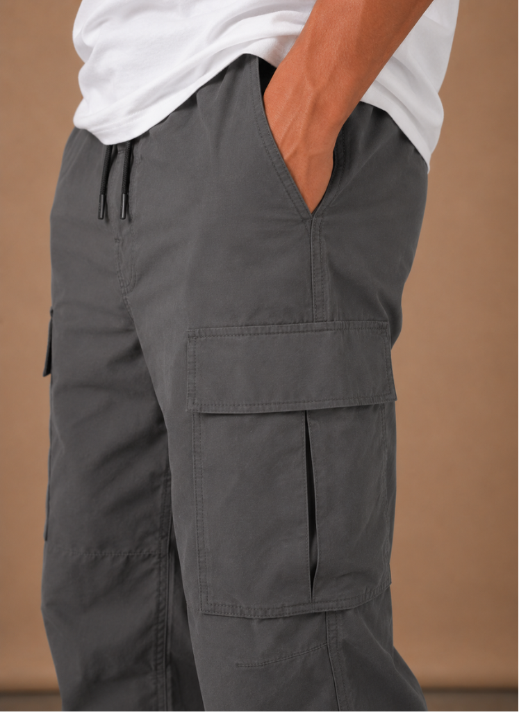 Men's Cargo Pants Relaxed Fit Straight-Leg