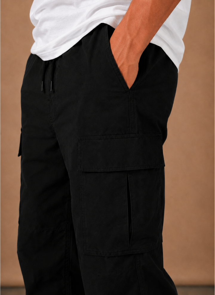 Men's Cargo Pants Relaxed Fit Straight-Leg