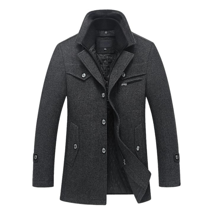 Elegant Wool Coat - Darius
