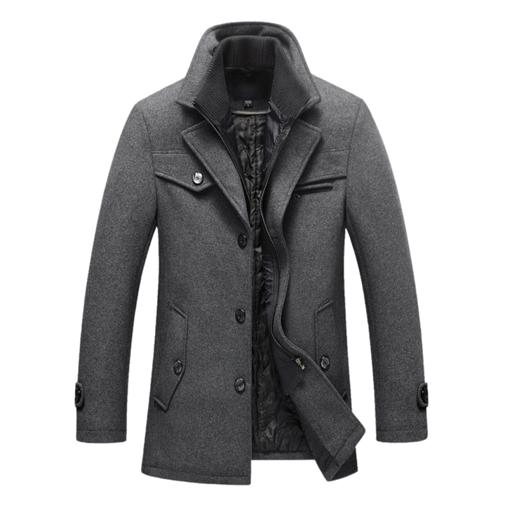 Elegant Wool Coat - Darius