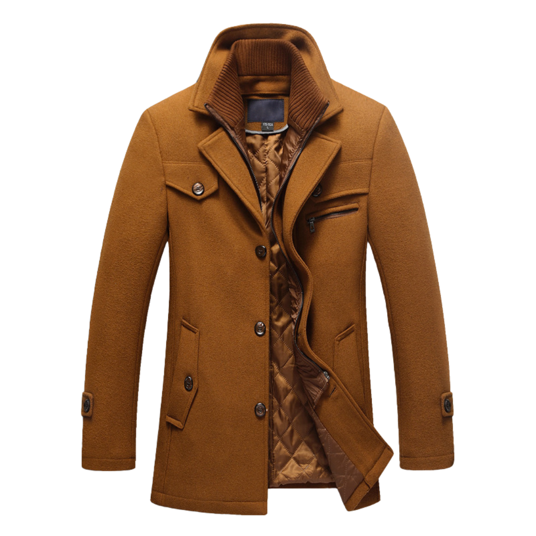 Elegant Wool Coat - Darius