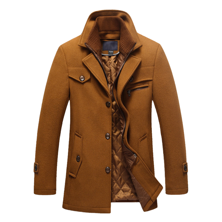 Elegant Wool Coat - Darius