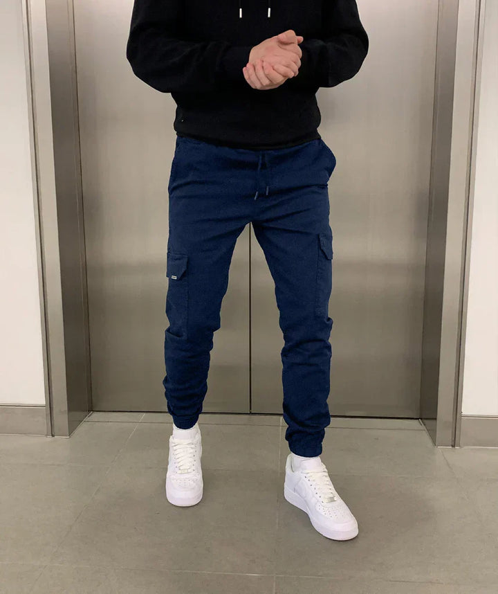 Men's Casual Fit Cargo Joggers – Comfortable and Modern Pants with Practical Pockets