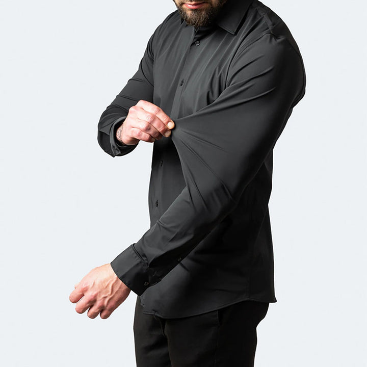 Men's Stretch Non-Iron Shirt with Elegant Fit