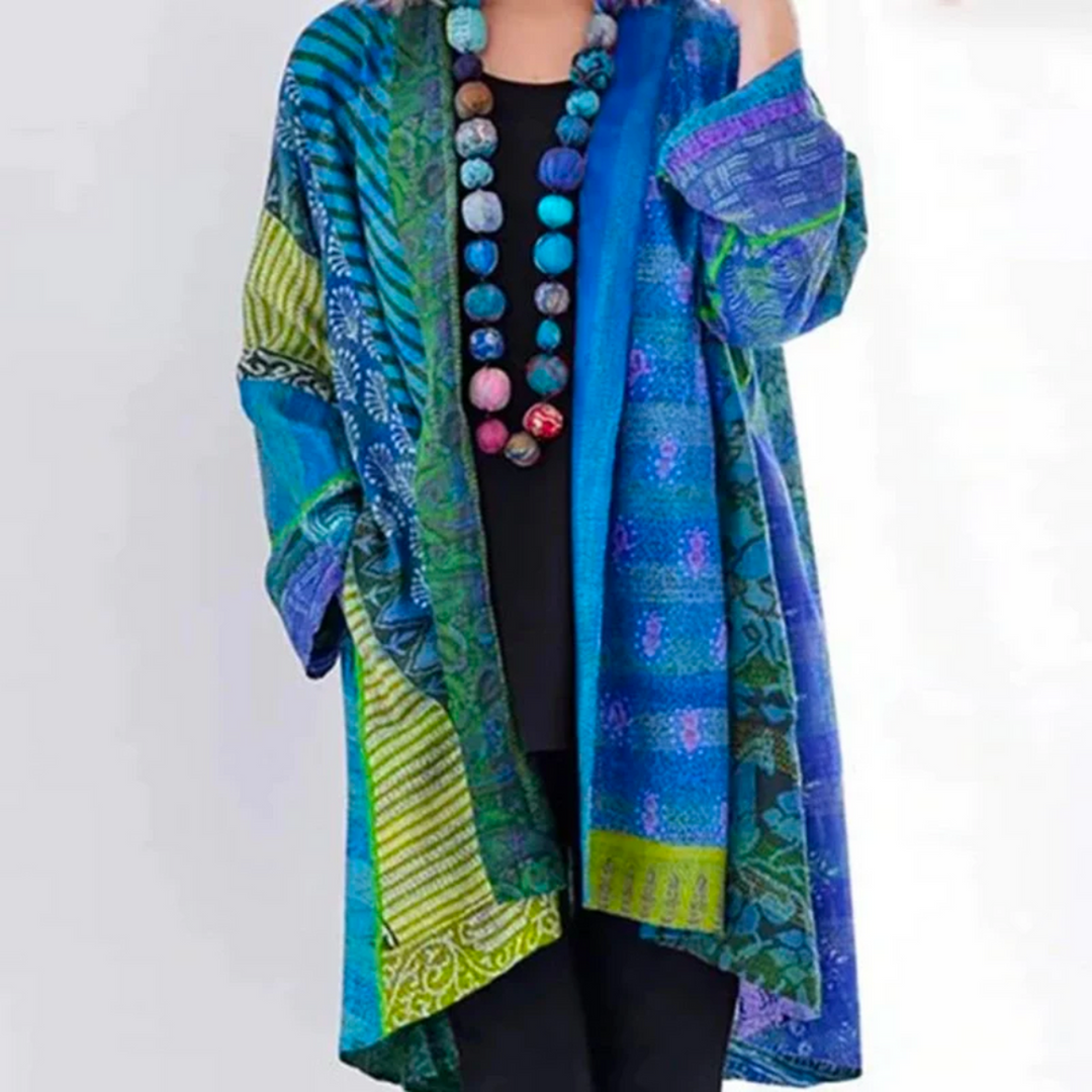 Hanna | Women's Loose-Fit Boho Cardigan in Duster Length