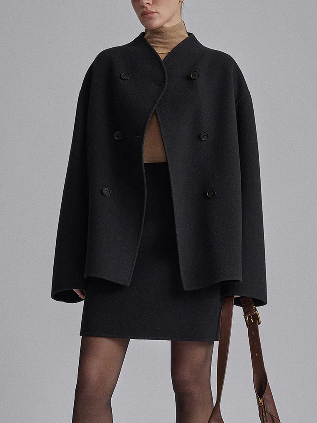 Women's Double Breasted Pea Coat for Stylish Warmth
