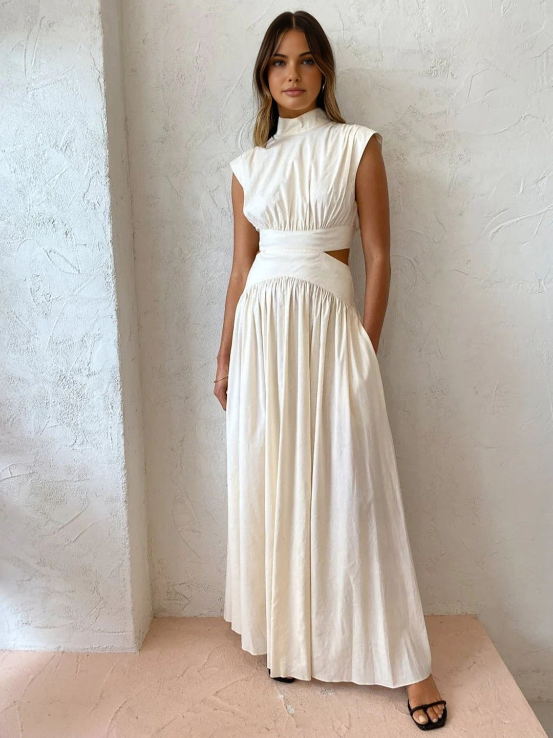 Daisy - Long dress with V-neck